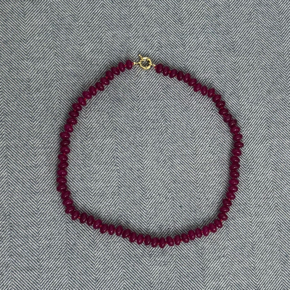 NWOT Tuckernuck Jewelry Pink Jade Necklace